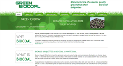 Desktop Screenshot of greenbiocoal.com